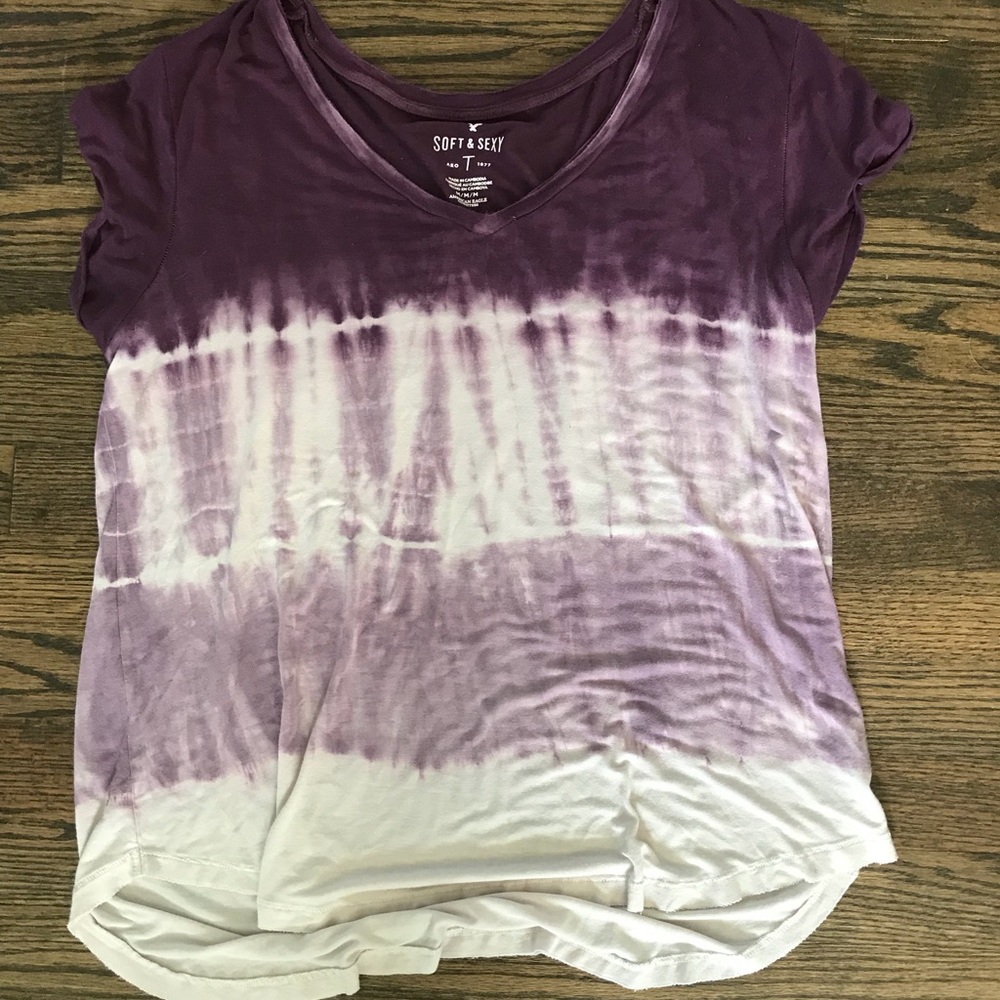 Short sleeve tie dye shirt